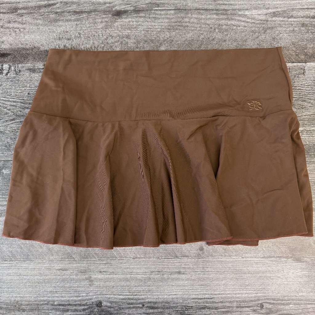 Hapari Brown Swim Cover Up Skirt Xl Beach Resort Swimwear Nwot